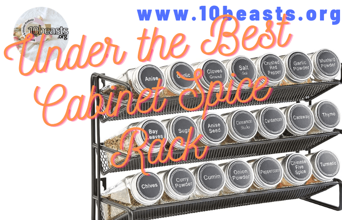3 Tier Spice Rack Organizer with 21 Empty Spice Jars
